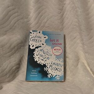 Let It Snow Book with Blue and White Cover